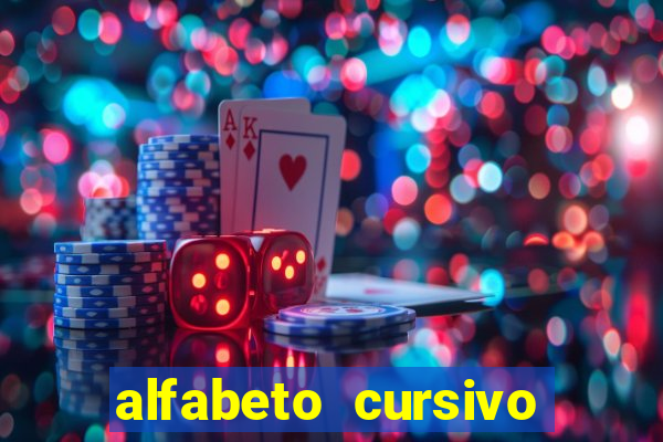 alfabeto cursivo pontilhado para imprimir pdf